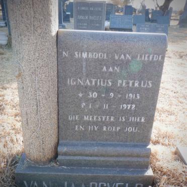 JAARSVELD Ignatius Petrus, van 1913-1972