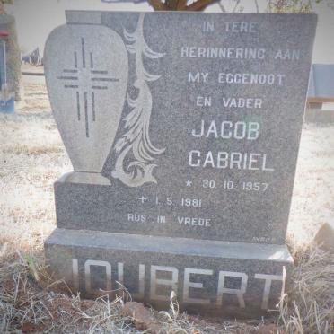 JOUBERT Jacob Gabriel 1957-1981