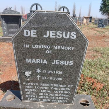 JESUS Maria Jesus, de 1925-2006