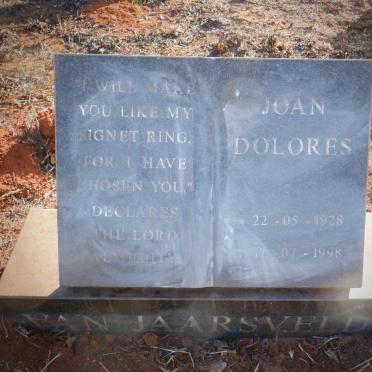 JAARSVELDT Joan Dolores, van 1928-1998