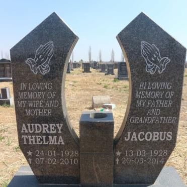 JOOSTE Jacobus 1928-2014 &amp; Audrey Thelma 1928-2010