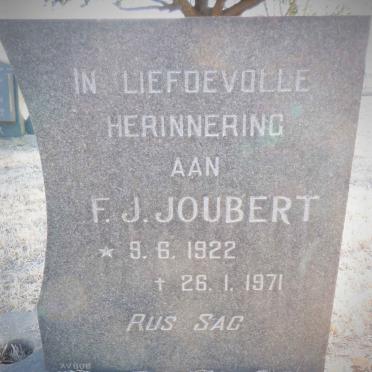 JOUBERT F.J. 1922-1971
