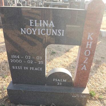 KHOZA Elina Noyicunsi 1914-2000
