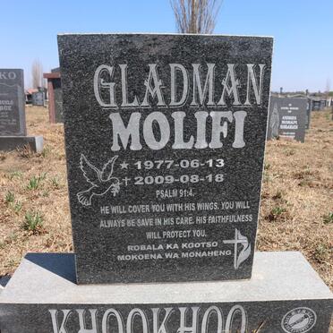 KHOOKHOO Gladman Molifi 1977-2009