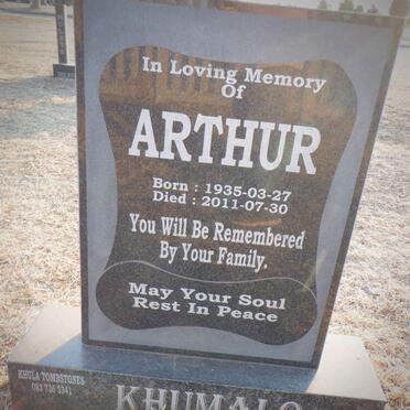 KHUMALO Arthur 1935-2011