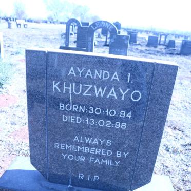 KHUZWAYO Ayanda I. 1994-1996
