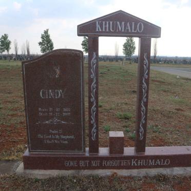 KHUMALO Cindy 1979-2007