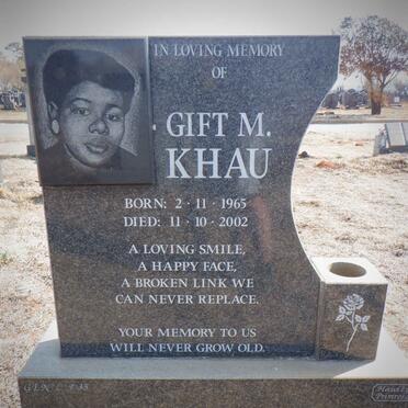 KHAU Gift M. 1965-2002