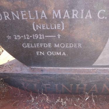 KLEINHANS Cornelia Maria C. 1921-