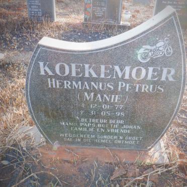KOEKEMOER Hermanus Petrus 1977-1998