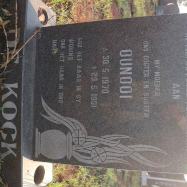 KOCK Ounooi, de 1970-1991