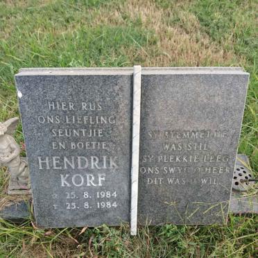 KORF Hendrik 1984-1984