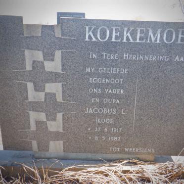 KOEKEMOER Jacobus L. 1917-1982