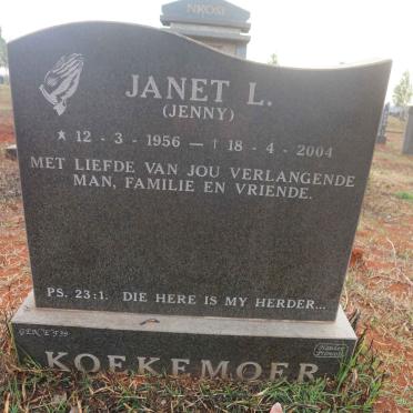 KOEKEMOER Janet L. 1956-2004