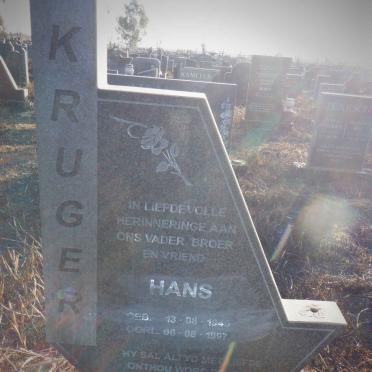 KRUGER Hans 1945-1997