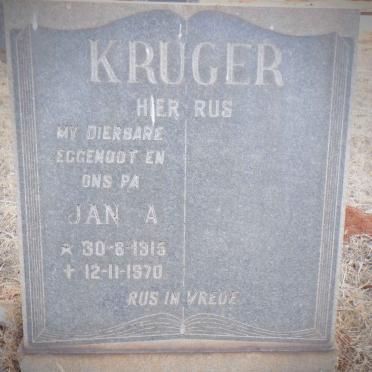 KRUGER Jan A. 1915-1970