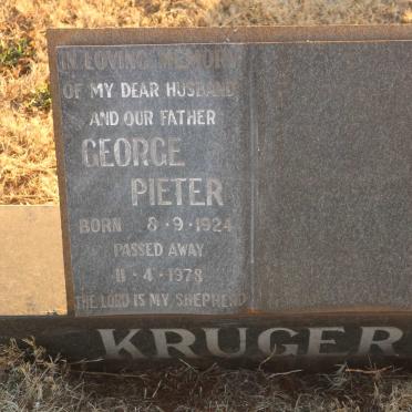 KRUGER George Pieter 1924-1978