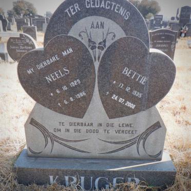 KRUGER Neels 1929-1986 &amp; Bettie 1935-2008