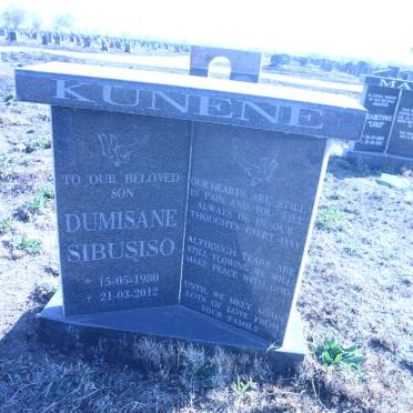 KUNENE Dumisane Sibusiso 1980-2012