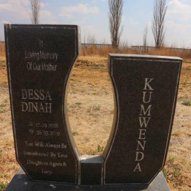 KUMWENDA Bessa Dinah 1918-2010
