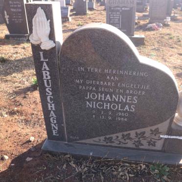 LABUSCHAGNE Johannes Nicholas 1960-1984