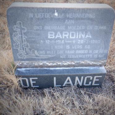 LANGE Bardina, de 1914-1980