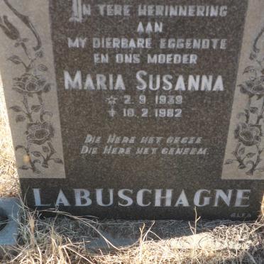 LABUSCHAGNE Maria Susanna 1939-1982