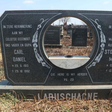 LABUSCHAGNE Carl Daniel 1913-1992 &amp; Stoffelina Maria 1928-2014