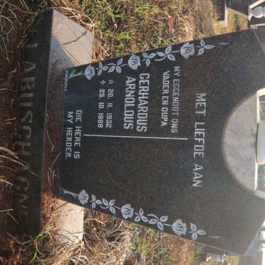 LABUSCHAGNE Gerhardus Arnoldus 1932-1989