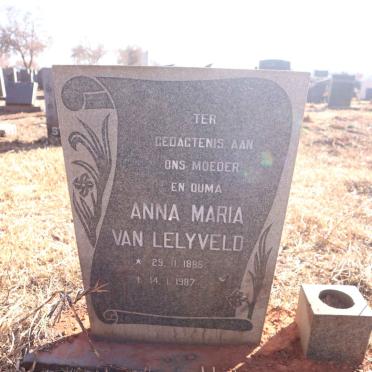 LELYVELD Anna Maria, van 1886-1987