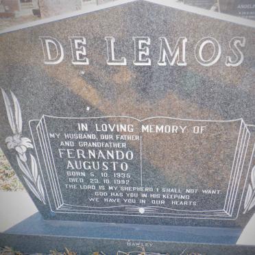 LEMOS Fernando Augusto, de 1935-1992