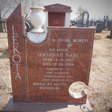 LEKOTA Jerminah Nare 1927-1994