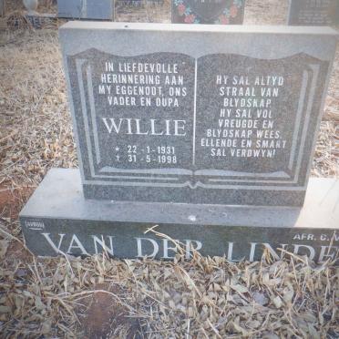 LINDE Willie, van der 1931-1998