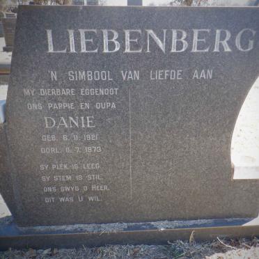 LIEBENBERG Danie 1921-1973