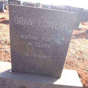 LOWERY Gran -1987