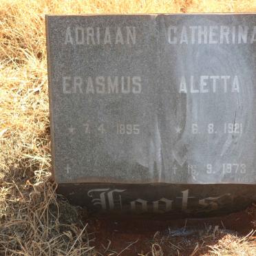 LOOTS Adriaan Erasmus 1895- &amp; Catherina Aletta 1921-1973
