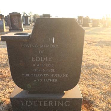 LOTTERING Eddie 1958-1981