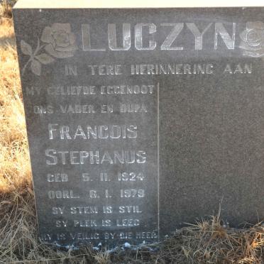 LUCZYN Francois Stephanus 1924-1979