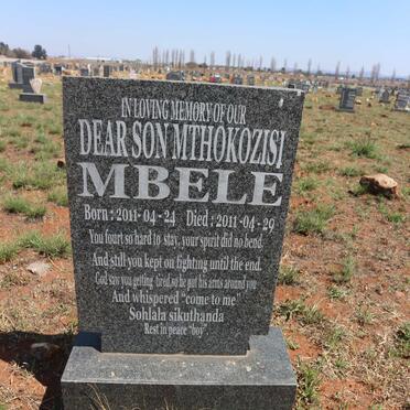 MBELE Mthokozisi 2011-2011