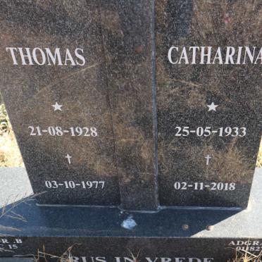 MCLAUGHLIN Thomas 1928-1977 &amp; Catharina 1933-2018