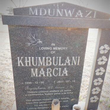 MDUNWAZI Khumbulani Marcia 1996-2011