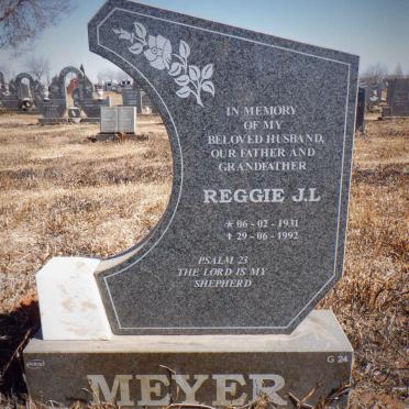 MEYER Reggie J.L. 1931-1992