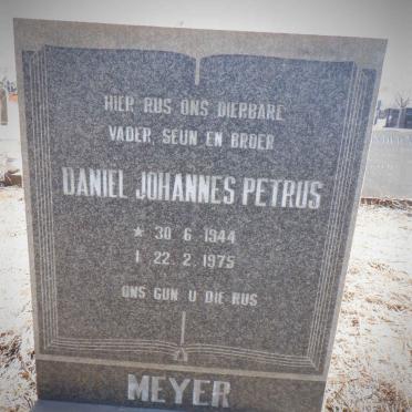 MEYER Daniel Johannes Petrus 1944-1975