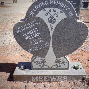 MEEWES Herbert William 1943-1991