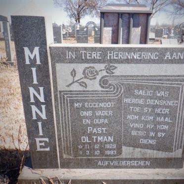 MINNIE Oltman 1929-1993