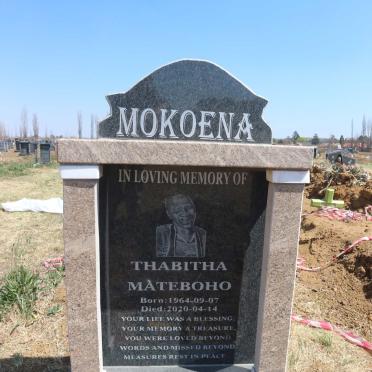 MOKOENA Thabitha Mateboho 1964-2020