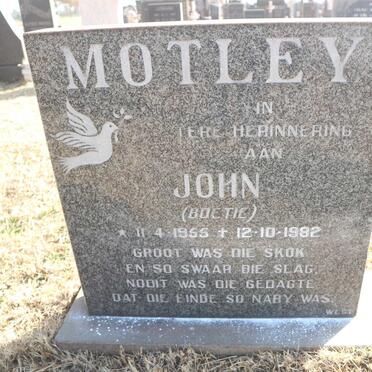 MOTLEY John 1955-1992