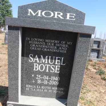 MORE Samuel Botse 1940-2009