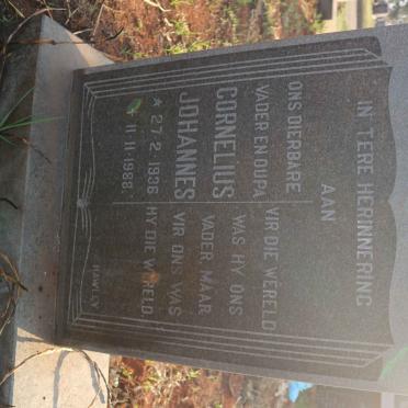 MOUTON Cornelius Johannes 1936-1988