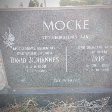 MOCKE David Johannes 1928-1980 &amp; Iris 1928-1986